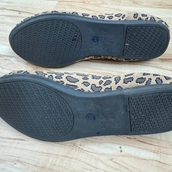Rothy's Leopard Spot Loafers- Blue lining - Picture 4 of 5